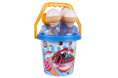 Technok Zestaw Do Piasku Lody Wiaderko Niebieskie 5743 Technok Zestaw Do Piasku Lody Wiaderko Niebieskie 5743