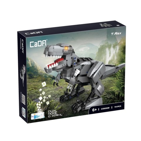 CaDA Klocki Konstrukcyjne Dinozaur Tyranozaur Rex R/C 701 Elementów CADA CaDA Klocki Konstrukcyjne Dinozaur Tyranozaur Rex R/C 701 Elementów CADA