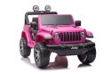 LEAN CARS Pojazd na Akumulator Jeep Wrangler Rubicon DK-JWR555 Różowy