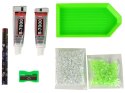 LEAN TOYS Zestaw DIY Diamentowy Renifer DIY Kryształki Brelok 3D Biały