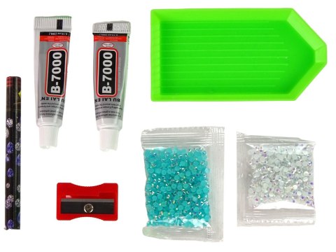 LEAN TOYS Zestaw DIY Diamentowy Renifer DIY Kryształki Brelok 3D Niebieski LEAN TOYS Zestaw DIY Diamentowy Renifer DIY Kryształki Brelok 3D Niebieski