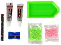 LEAN TOYS Zestaw DIY Diamentowy Renifer DIY Kryształki Brelok 3D Zielony