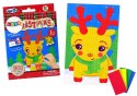 LEAN TOYS Zestaw DIY Kolorowa Mozaika Święta Wyklejanka Renifer