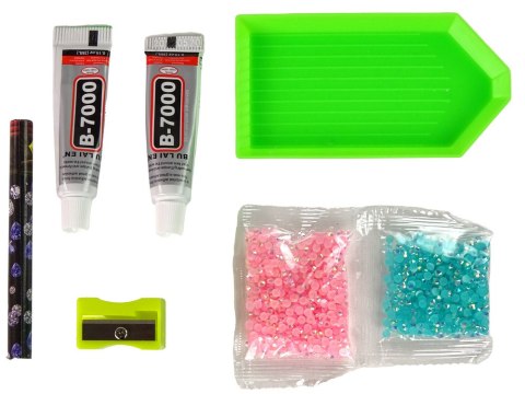 LEAN TOYS Zestaw Kreatywny DIY Diamentowy Renifer DIY Kryształki Brelok 3D Różowy LEAN TOYS Zestaw Kreatywny DIY Diamentowy Renifer DIY Kryształki Brelok 3D Różowy
