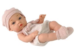 LEAN Toys Lalka Słodki Bobas Sweter Czapeczka Różowa 30 cm