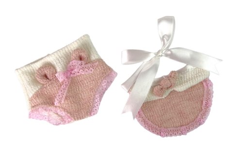 LEAN Toys Lalka Słodki Bobas Sweter Czapeczka Różowa 30 cm LEAN Toys Lalka Słodki Bobas Sweter Czapeczka Różowa 30 cm