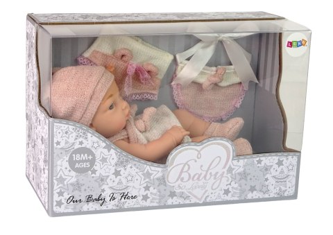LEAN Toys Lalka Słodki Bobas Sweter Czapeczka Różowa 30 cm LEAN Toys Lalka Słodki Bobas Sweter Czapeczka Różowa 30 cm