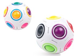 LEAN Toys Magiczna Piłka Kula Łamigłówka Cube Magic Ball Układanka Biała