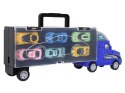 LEAN Toys Mega Auto Tir Laweta 6 Resoraków z Rampą Walizka Na Auta