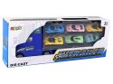 LEAN Toys Mega Auto Tir Laweta 6 Resoraków z Rampą Walizka Na Auta