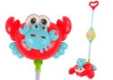 LEAN Toys Pchacz Świecący Kij Krab Czerwony Muzyka