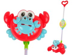 LEAN Toys Pchacz Świecący Kij Krab Czerwony Muzyka