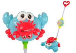 LEAN Toys Pchacz Świecący Kiju Krab Niebieski Muzyka