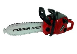 LEAN Toys Piła Łańcuchowa na Baterie Dla Majsterkowicza Czerwona Dźwięk