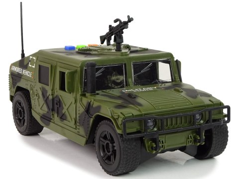 LEAN Toys Pojazd Wojskowy Auto Z Napędem Frykcyjnym Światło Dźwięk LEAN Toys Pojazd Wojskowy Auto Z Napędem Frykcyjnym Światło Dźwięk
