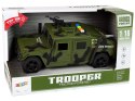 LEAN Toys Pojazd Wojskowy Auto Z Napędem Frykcyjnym Światło Dźwięk
