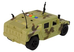 LEAN Toys Samochód Pojazd Wojskowy Napęd Frykcyjny Jasne Moro