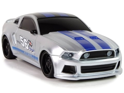 LEAN Toys Sportowe Szybkie Auto Zdalnie Sterowane R/C Srebrne 1:24 Speed King LEAN Toys Sportowe Szybkie Auto Zdalnie Sterowane R/C Srebrne 1:24 Speed King