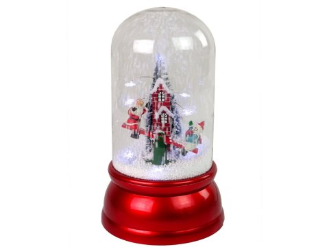 LEAN Toys Świąteczna Ozdoba W Kopule Dekoracja Śnieg Mikołaj Czerwona LEAN Toys Świąteczna Ozdoba W Kopule Dekoracja Śnieg Mikołaj Czerwona
