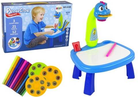 LEAN Toys Tablica Projektor Rzutnik Do Rysowania Dinozaur Do Nauki LEAN Toys Tablica Projektor Rzutnik Do Rysowania Dinozaur Do Nauki
