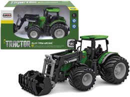 LEAN Toys Traktor Pojazd Rolniczy z Łyżką Krokodylową Zielony