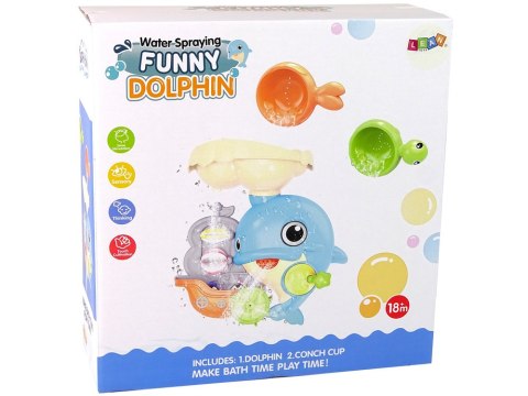LEAN Toys Zabawka Do Kąpieli Delfin Wodospad Wanna Prysznic LEAN Toys Zabawka Do Kąpieli Delfin Wodospad Wanna Prysznic