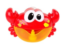 LEAN Toys Zabawka Do Kąpieli Generator Baniek Mydlanych Krab Czerwony