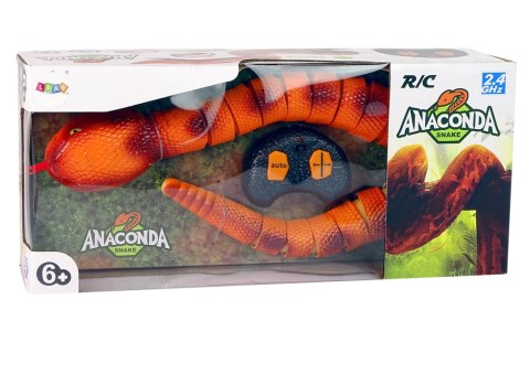 LEAN Toys Zdalnie Sterowany Wąż Anakonda Na Pilota 70 cm Długości LEAN Toys Zdalnie Sterowany Wąż Anakonda Na Pilota 70 cm Długości