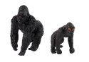 LEAN Toys Zestaw 2 Figurek Goryle Goryl z Młodym Zwierzęta Świata