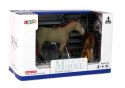 LEAN Toys Zestaw 2 Figurek Konie Zagroda Figurka Koń Rasy Capricorn