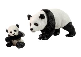 LEAN Toys Zestaw 2 Figurek Panda z młodą Pandą Zwierzęta Świata