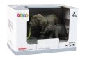 LEAN Toys Zestaw 2 Figurek Słonie Słoń i Słoniątko Zwierzęta Świata