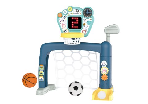 LEAN Toys Zestaw 3w1 Dla Malucha Gry Zręcznościowe Golf Koszykówka Piłka Nożna LEAN Toys Zestaw 3w1 Dla Malucha Gry Zręcznościowe Golf Koszykówka Piłka Nożna