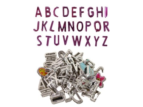 LEAN Toys Zestaw Biżuterii Bransoletek Literki DIY LEAN Toys Zestaw Biżuterii Bransoletek Literki DIY
