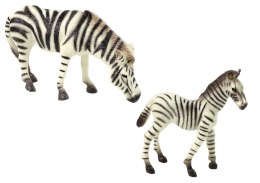 LEAN Toys Zestaw Figurek Afryka Dzikie Zwierzęta Hipopotam Zebry
