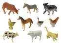 LEAN Toys Zestaw Figurek Zwierzęta Wiejskie Farma Akcesoria 34 Elementy