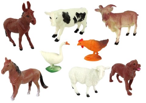 LEAN Toys Zestaw Figurek Zwierzęta Wiejskie Farma Akcesoria 34 Elementy LEAN Toys Zestaw Figurek Zwierzęta Wiejskie Farma Akcesoria 34 Elementy