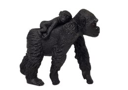LEAN Toys Zestaw Figurka Goryl Z Maleństwem Zwierzęta