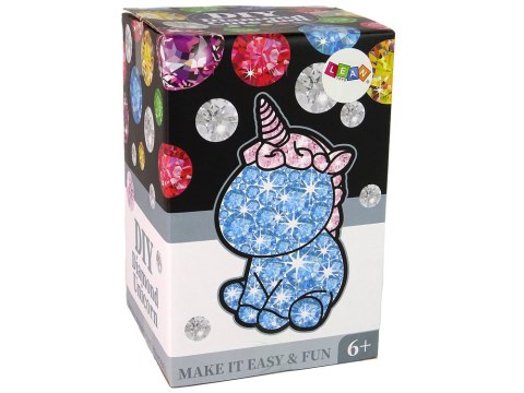 LEAN Toys Zestaw Jednorożec DIY Diamenty Kryształki Zielony LEAN Toys Zestaw Jednorożec DIY Diamenty Kryształki Zielony