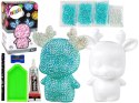 LEAN Toys Zestaw Kreatywny Renifer DIY Diamenty Kryształki Niebieski