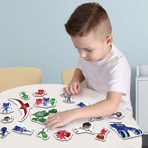 LEAN Toys Zestaw Magnesów Pidżamersi Pjmasks ME 5031-32 LEAN Toys Zestaw Magnesów Pidżamersi Pjmasks ME 5031-32
