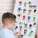 LEAN Toys Zestaw Magnesów Piżdżamersi ME 5031-31