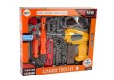LEAN Toys Zestaw Majsterkowicza Narzędzia Zestaw Narzędzi Wiertarka Na Baterie