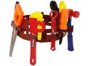 LEAN Toys Zestaw Majsterkowicza Pas z Narzędziami Kask Klucz
