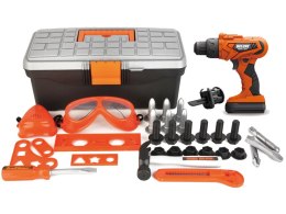 LEAN Toys Zestaw Majsterkowicza Skrzynka Narzędzia Wiertarka Na Baterie