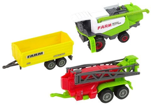 LEAN Toys Zestaw Maszyn Rolniczych Pojazdów Farmerskich 6 sztuk Traktor LEAN Toys Zestaw Maszyn Rolniczych Pojazdów Farmerskich 6 sztuk Traktor