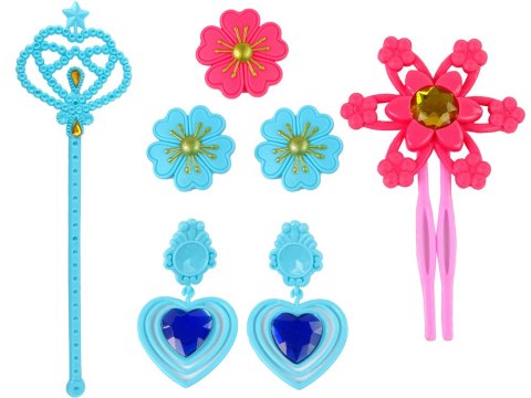 LEAN Toys Zestaw Piękności Pantofelek Torebka Niebieska Spinki LEAN Toys Zestaw Piękności Pantofelek Torebka Niebieska Spinki