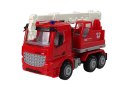 LEAN Toys Zestaw Straż Pożarna Dźwig Znaki Drogowe Strażak