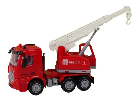LEAN Toys Zestaw Straż Pożarna Dźwig Znaki Drogowe Strażak LEAN Toys Zestaw Straż Pożarna Dźwig Znaki Drogowe Strażak