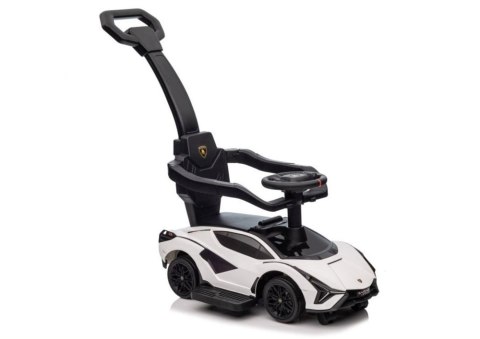 LEAN CARS Jeździk z Pchaczem Lamborghini QLS-996T Biały LEAN CARS Jeździk z Pchaczem Lamborghini QLS-996T Biały